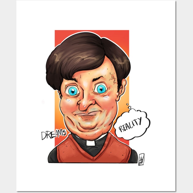 Father Dougal Wall Art by SketchieDemon